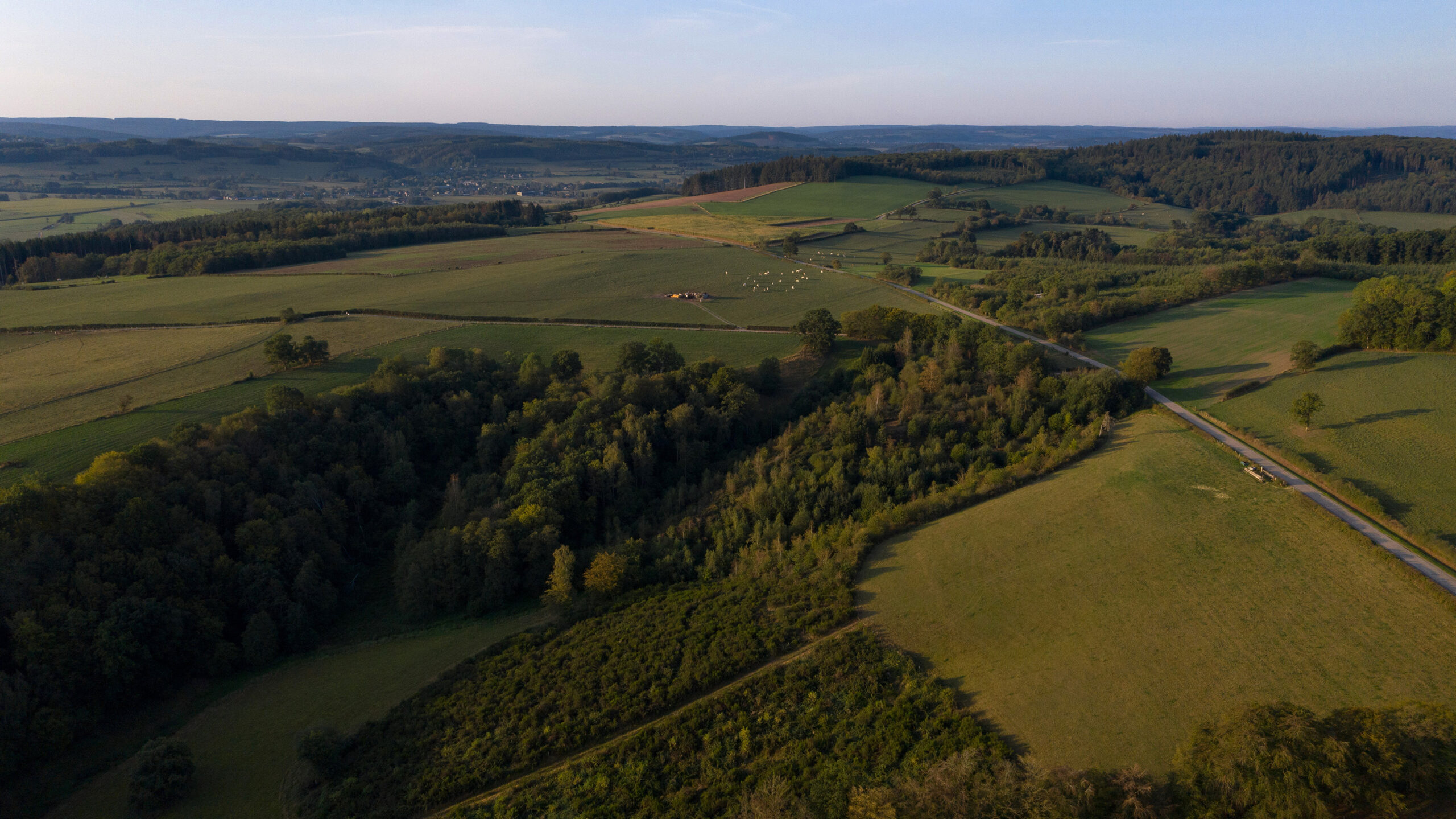 Luchtbeeld Ardennen