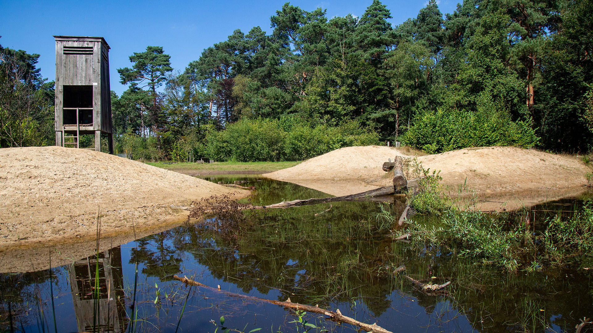 gezellige rustplaats in Heesakkerpark-Pelt